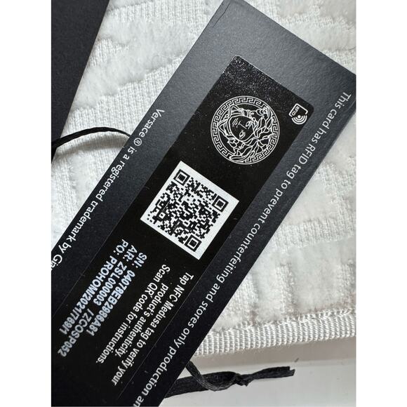 VERSACE MEDUSA EMBROIDERED SLIPPERS Italy Size 43 =10 - Picture 7 of 13